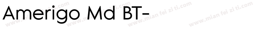 Amerigo Md BT字体转换